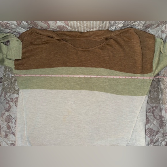 Madewell Palmdale Pullover Sweater in Colorblock Stripe size - Picture 7 of 12